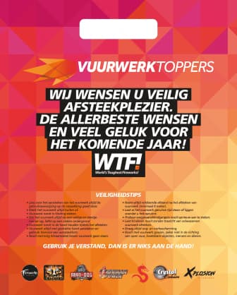 Draagtassen groot bedrukt